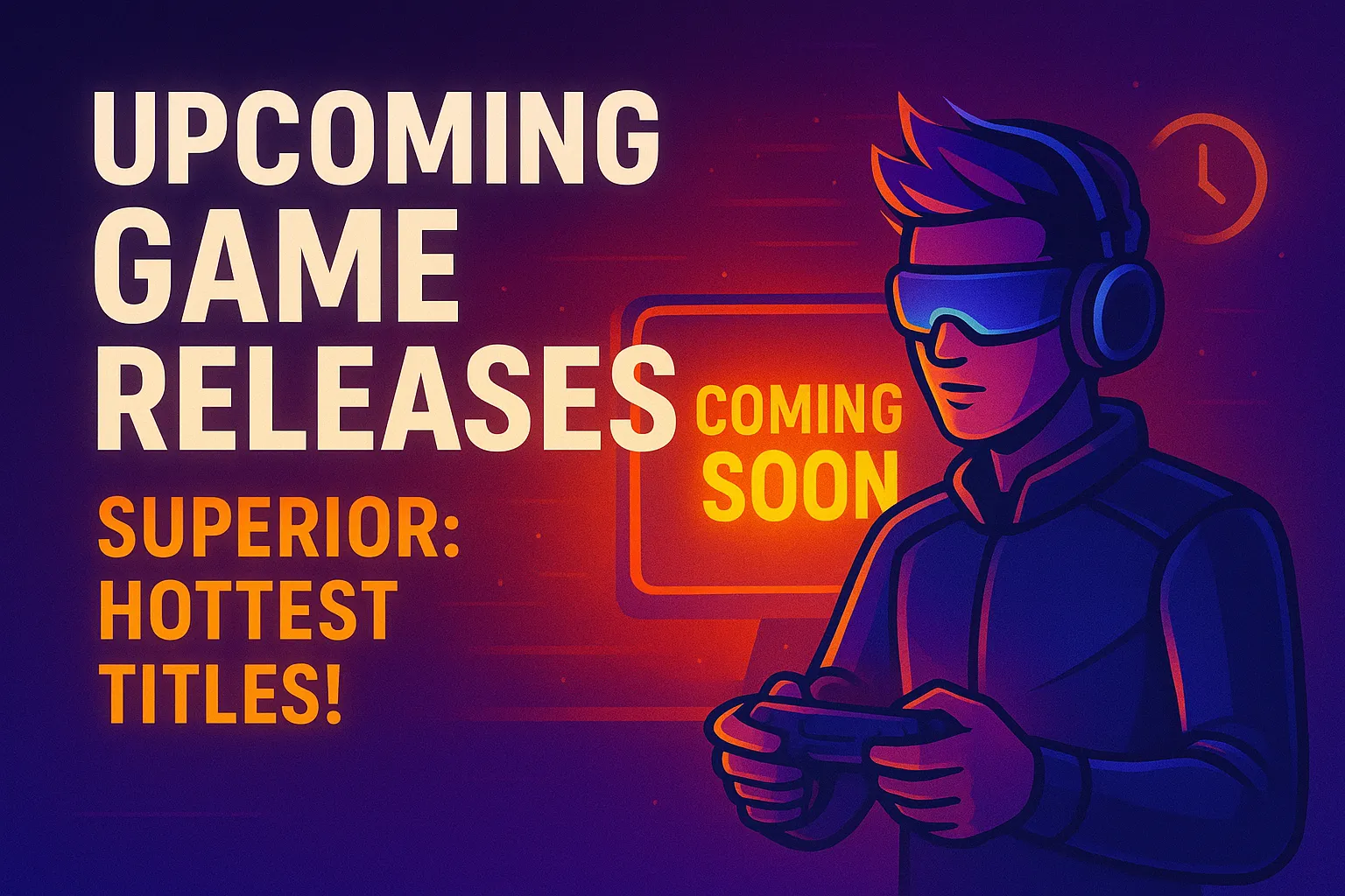 Upcoming Game Releases Superior: Hottest Titles!