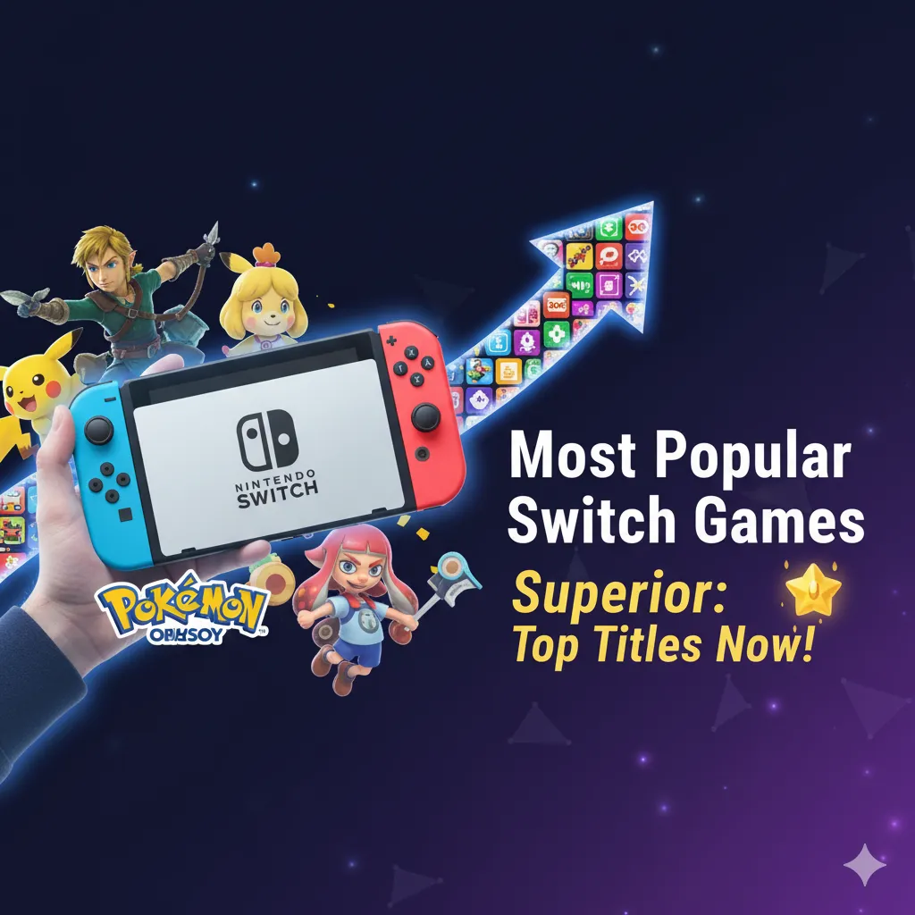 Most Popular Switch Games Superior: Top Titles Now!